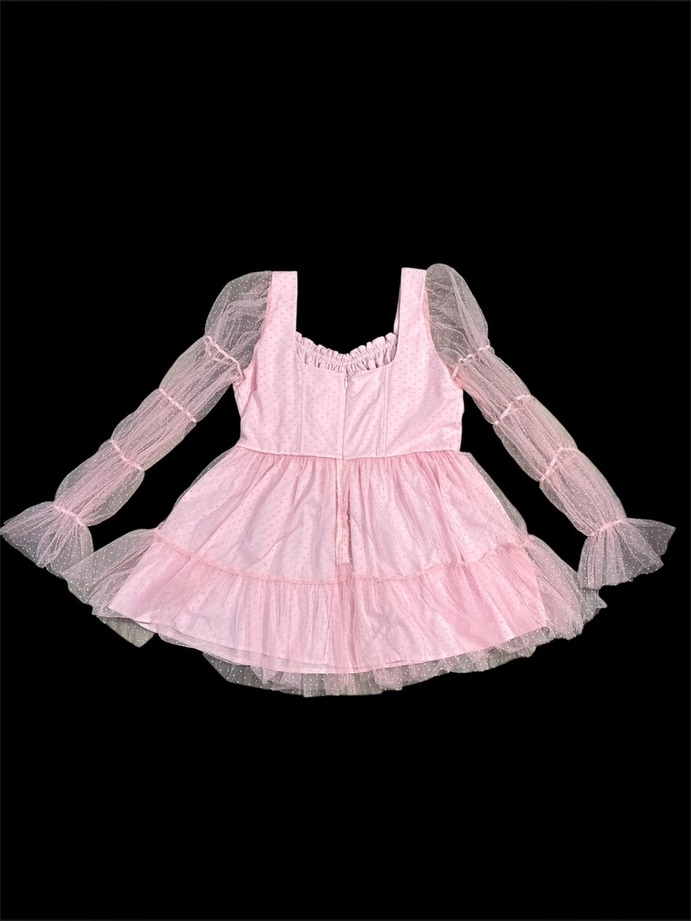 Sugar Thrillz Plus Size Pink Show Pony Mini Dress - Size 1X - Picture 4 of 8
